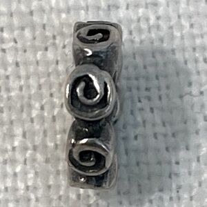Pandora Retired Scroll Spacer Charm